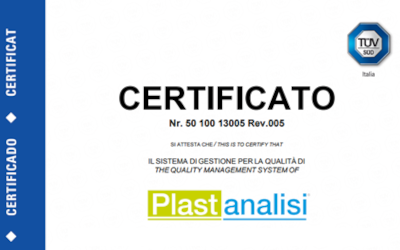 Renewal of ISO 9001:2015 certification