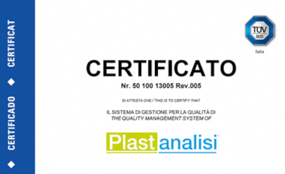 Rinnovo certificazione ISO 9001:2015