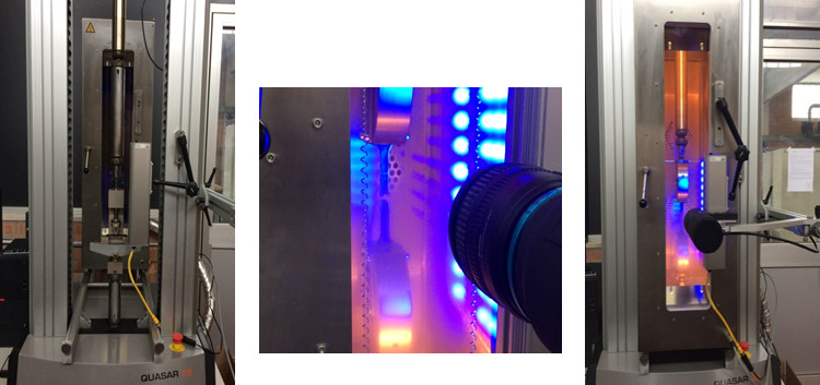 Test with dynamometer with climatic chamber